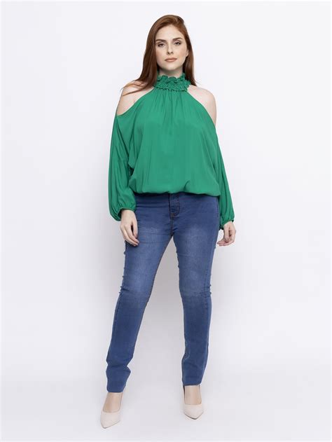 Grupomimallcenter Blusa Ombro Vazado Manga Longa Blusinha Ombro Aberto