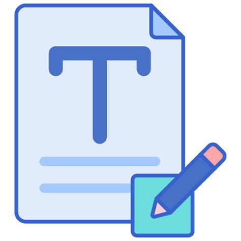 Icono De Editor De Texto Flaticons Lineal Color