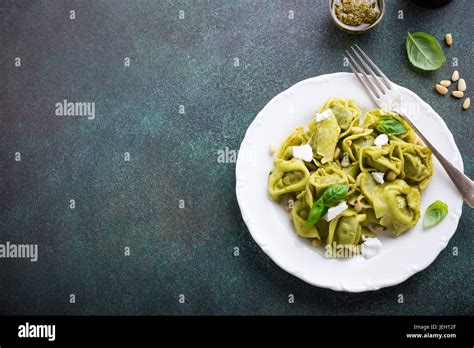 Homemade Italian tortelloni Stock Photo - Alamy
