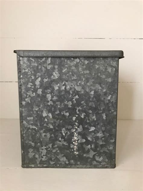 Milk Box Vintage Galvanized Metal Insulated Etsy