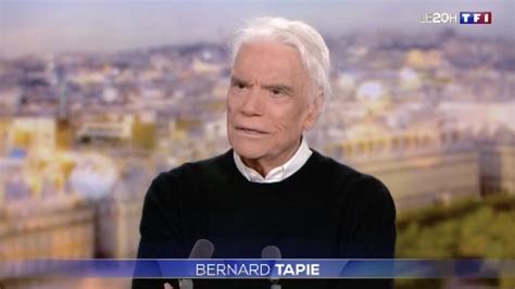 Bernard Tapie dans le 20h de TF1 je n avais rien fait pour mériter