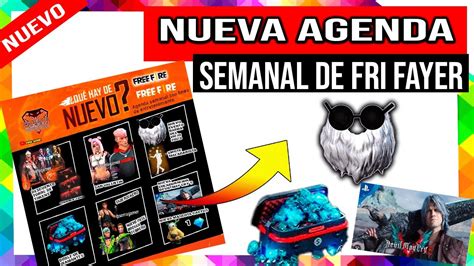 Nueva Agenda Semanal De Free Fire Doble De Diamantes Barba Del Viejo