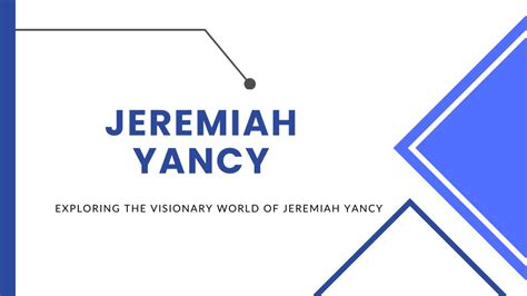 Ppt Jeremiah Yancy Powerpoint Presentation Free Download Id 12659475