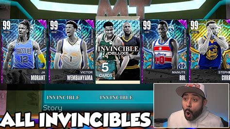 New Packs Are Broken I Spent Everything On Guaranteed Invincible Packs In Nba 2k23 Myteam Youtube