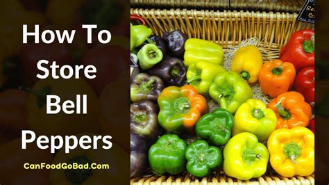 How To Store Bell Peppers Long Term Easy Simple Ways To Store Bell