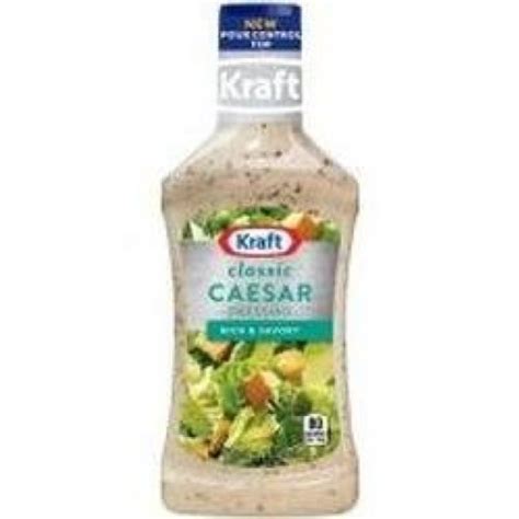 Kraft Classic Caesar Dressing Rich And Savory Salad Dressing 16 Oz Pack Of 2 By