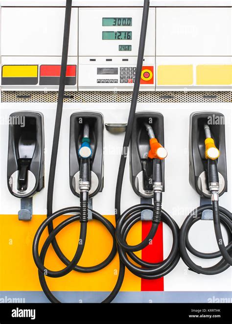 Fuel Pumps Petrol Stock Photo Alamy