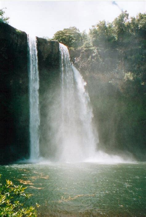 Wailua Falls – twin waterfall : HAWAII feeling