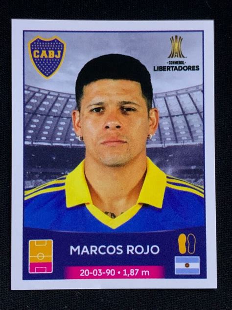 Panini Conmebol Copa Libertadores Sticker Marcos Rojo Cabj