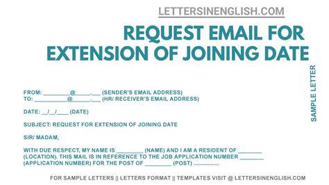 How To Write A Letter Postpone The Joining Date Onvacationswall