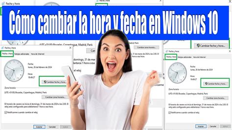 Cómo Cambiar La Hora Y Fecha De Mi Pc En Windows 10 Cambiar La Hora Y