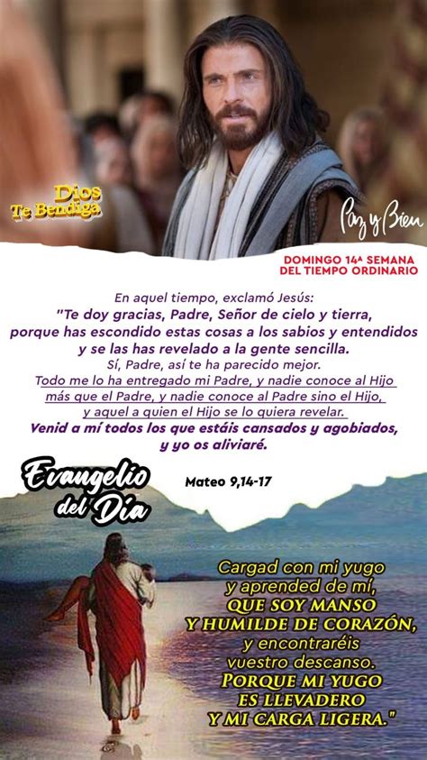 Pazybien OremosalSeñor EVANGELIO Y LECTURAS EUCARISTÍA DOMINGO 9 DE