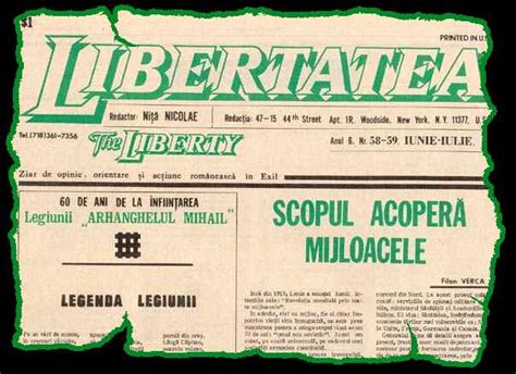 Sapte ani dela aparitia "Libertatii" (LIBERTATEA, NY, 1987)