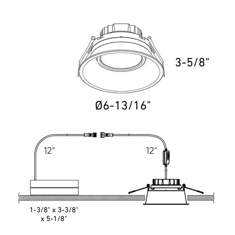 Rgm Cc Regressed Gimbal Downlight With Thin Trim Dals Lighting