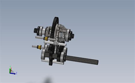 巴哈齿轮箱3d模型图纸 Solidworks设计 Solidworks 2014 模型图纸下载 懒石网