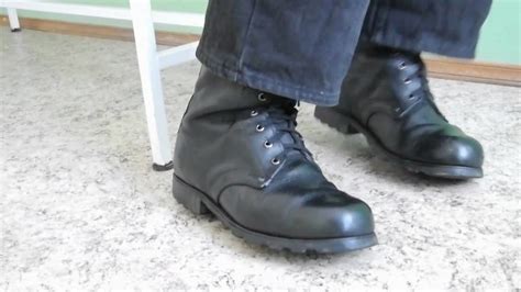 Рабочие юфтевые ботинки | Working Yuft Boots - YouTube