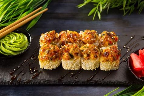 Запеченные роллы с крабом – простой и вкусный рецепт, как приготовить ...