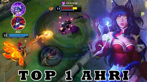 Wild Rift Ahri Gameplay Top Ahri Gameplay Rank Master Youtube