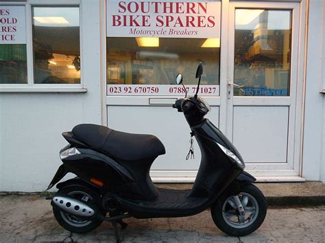 Piaggio Zip Stroke Black Km Miles Cc Moped