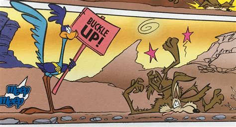 Roadrunner And Wile E Coyote Signs Of The Times Comic Strip 2000