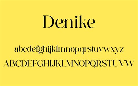 Denike Free Font