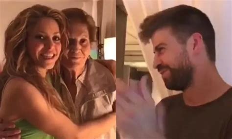 Shakira Recibi La Visita De La Abuela De Gerard Piqu Antes De