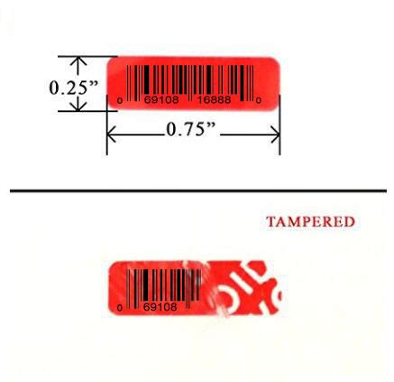 China Customized Self-adhesive Security Barcode Labels Manufacturer ...