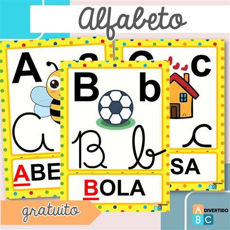 Alfabeto Para Imprimir Em Pdf 04 Tipos De Letra Chaves