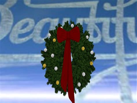 Second Life Marketplace Xmas Wreath