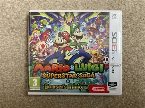 MARIO LUIGI Superstar Saga Bowser S Minions Nintendo 3DS Brand