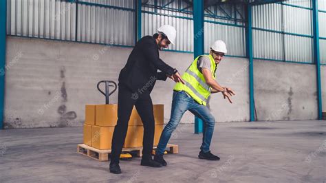 Premium Photo Funny Factory Workers Dance In The Factory