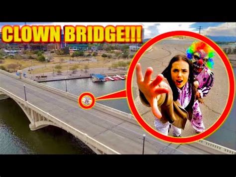 if you see STROMEDY'S GIRLFRIEND TRAPPED on clown bridge .... CALL 911 ...