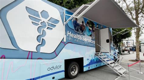 La County Health Officials Unveil Mobile Clinics