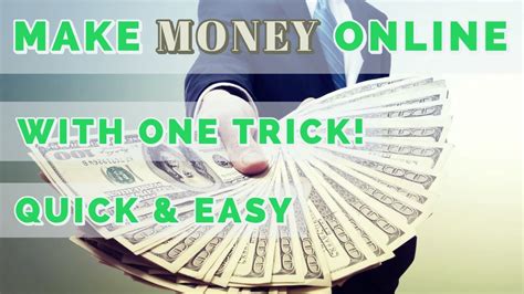 How To Make Quick Money Online Very Easy With One Trick 2020 Working Youtube