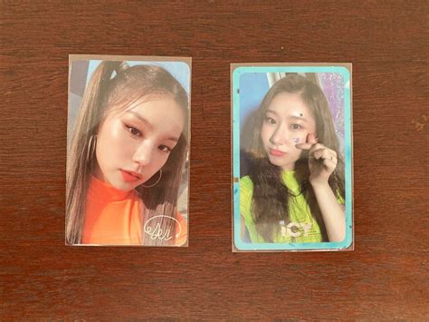 ITZY Yeji Chaeryeong ITZ ICY Official Photocards Hobbies Toys