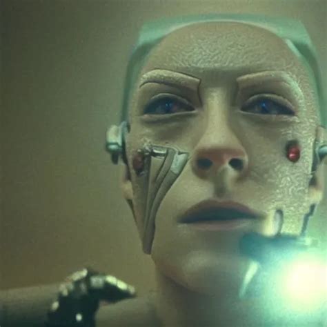 Movie Still Of A Cyborg Cinematic Composition Stable Diffusion