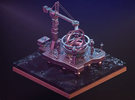 Wormhole Machine Contact Cgtrader
