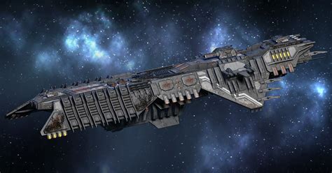 Spaceship Progenitor Cruiser 3d Space Unity Asset Store