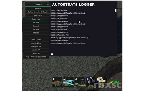 Tower Defense Simulator Auto Farm Gem Scripts RbxScript