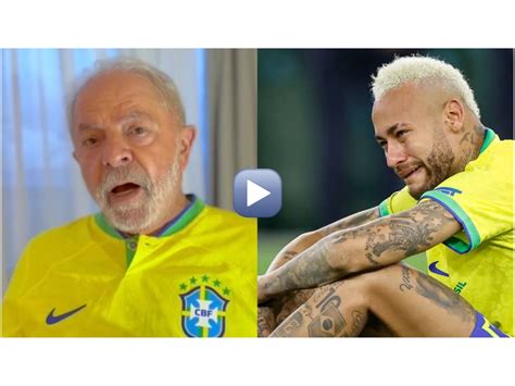 Após eliminação do Brasil Lula manda recado para Neymar e deixa todos