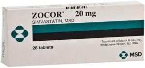 Zocor 20mg Tablets - Rosheta