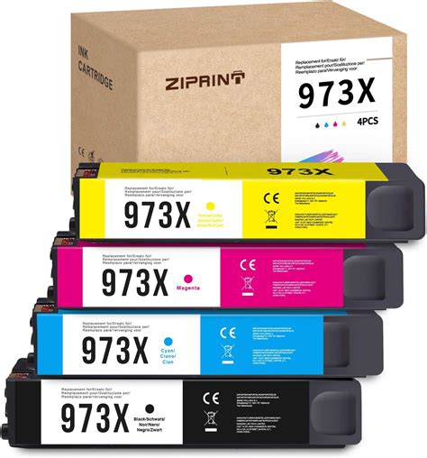 ZIPRINT Cartouche D Encre Compatible Avec Les Imprimantes HP 973 HP