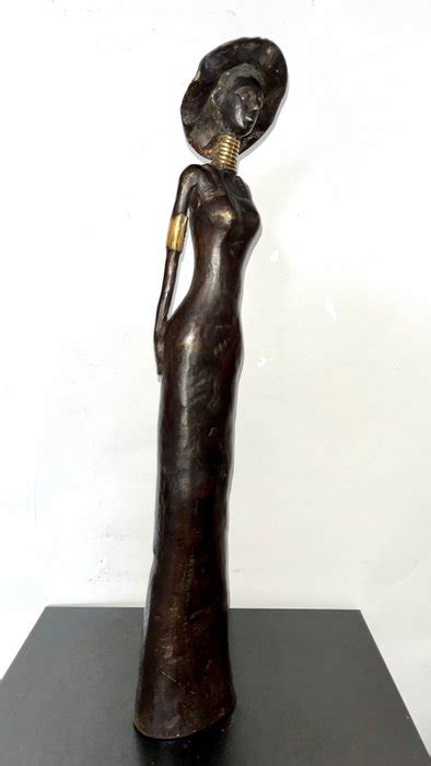 Abdoulaye Derme Sculpture En Bronze Bronze Africain Catawiki