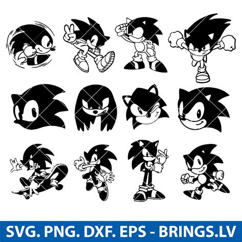 Sonic The Hedgehog Svg Sonic Svg Sonic Svg Bundle Png