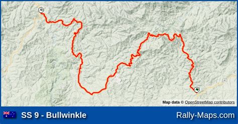 Ss Bullwinkle Stage Map Alpine Rally Of East Gippsland