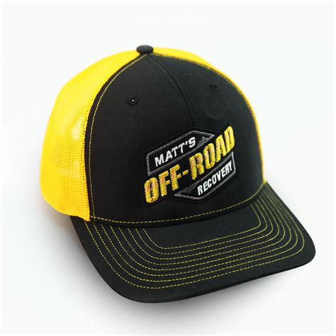 Matts Off-Road Recovery - Matt's Yellow Snapback Hat – Matts OffRoad ...