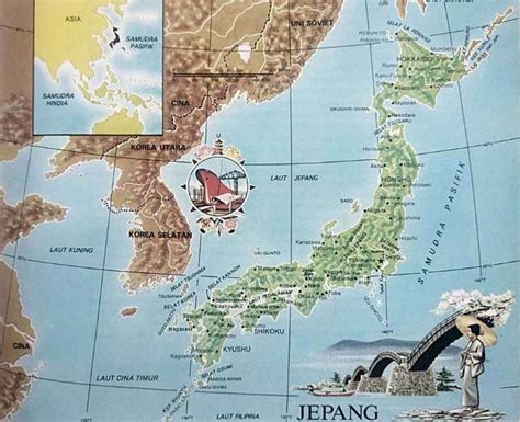 Peta Negara Jepang Letak Geografis Sejarah Peta Luas Dan Batas Riset