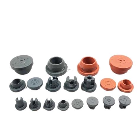 13mm 20mm 32mm Butyl Rubber Bottle Stopper For Injection Glass Vials