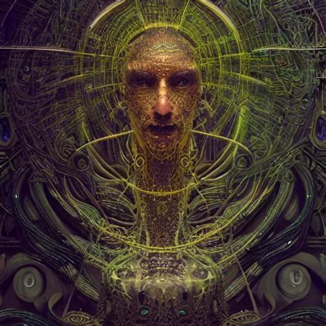 Cybernetic Deity With Networked Mind Tripping On Acid Stable