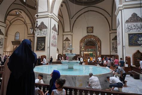 Grand Mosque Of Bursa Ulu Camii In Bursa Turkiye Editorial Stock